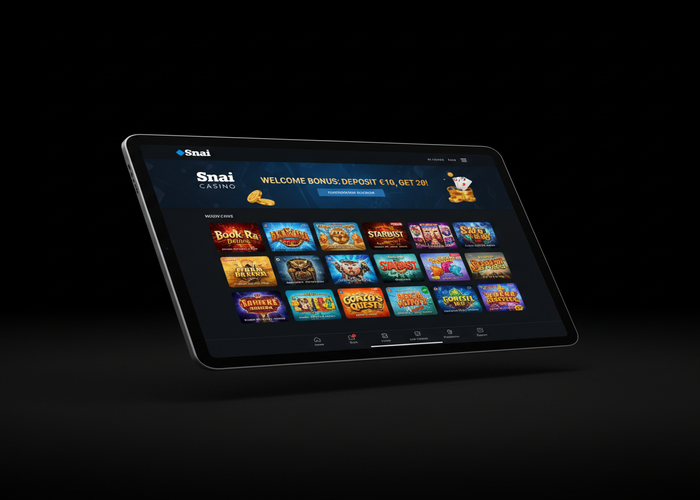 Snai Casino Casinò su tablet